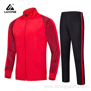 Sublimation Custom Soccer Team Training Tracksuits wholesale